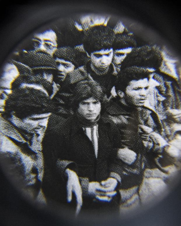 Untitled from “Eyes Dazzle as They Search for the Truth”, 2022 (Extracted from the photographs of the Islamic Revolution in 1979-80)